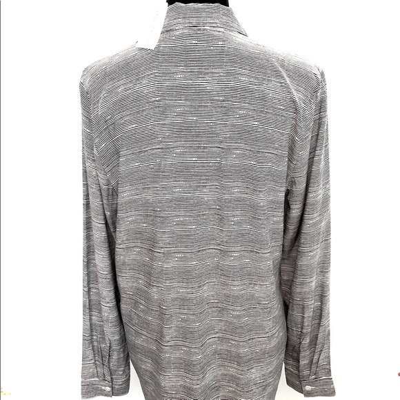 ANN TAYLOR | factory striped blouse size M NWT - Picture 9 of 10